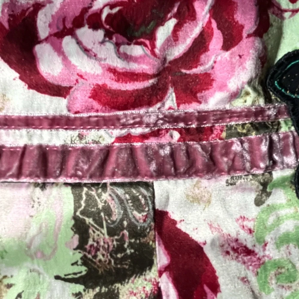 CHILDREN’ PLACE GIRLS MULI‎ PATTERNED FLORAL PLEATED SKIRT PINK YOUTH SZ 6